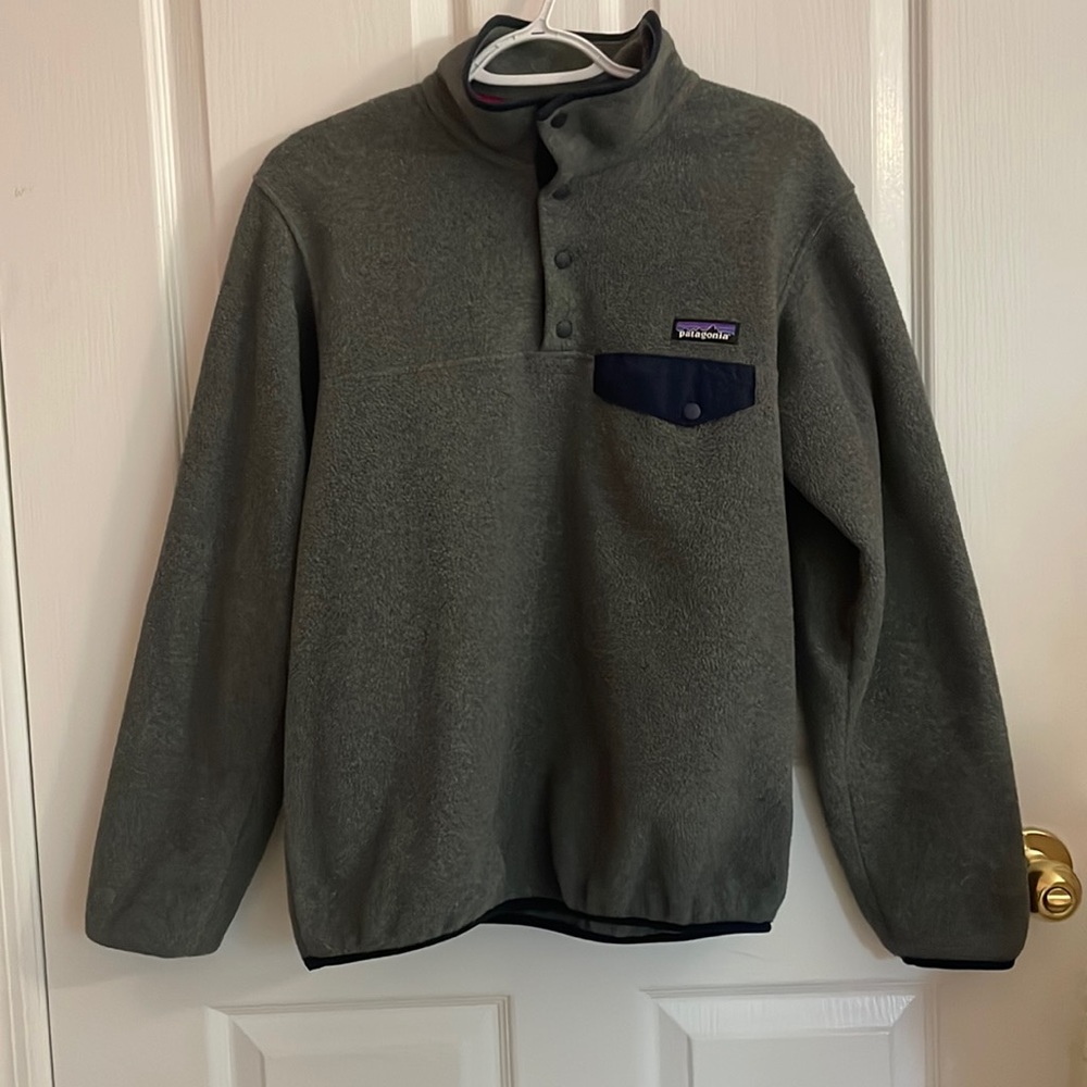 Patagonia Grey/Blue Synchilla Women’s Size S